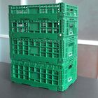 Sonsill Green Vegetable Storage Reusable Collapsible New PP Plastic 32 Liters Crate
