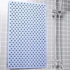 Silicon Bathtub Mats With Drain Holes And Suction Cups