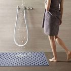 Drain Holes Square Bathroom Tub Mats For Stand Up Showers